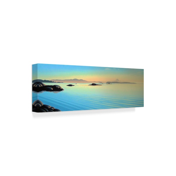 Ron Parker 'Oak Bay View' Canvas Art,16x47